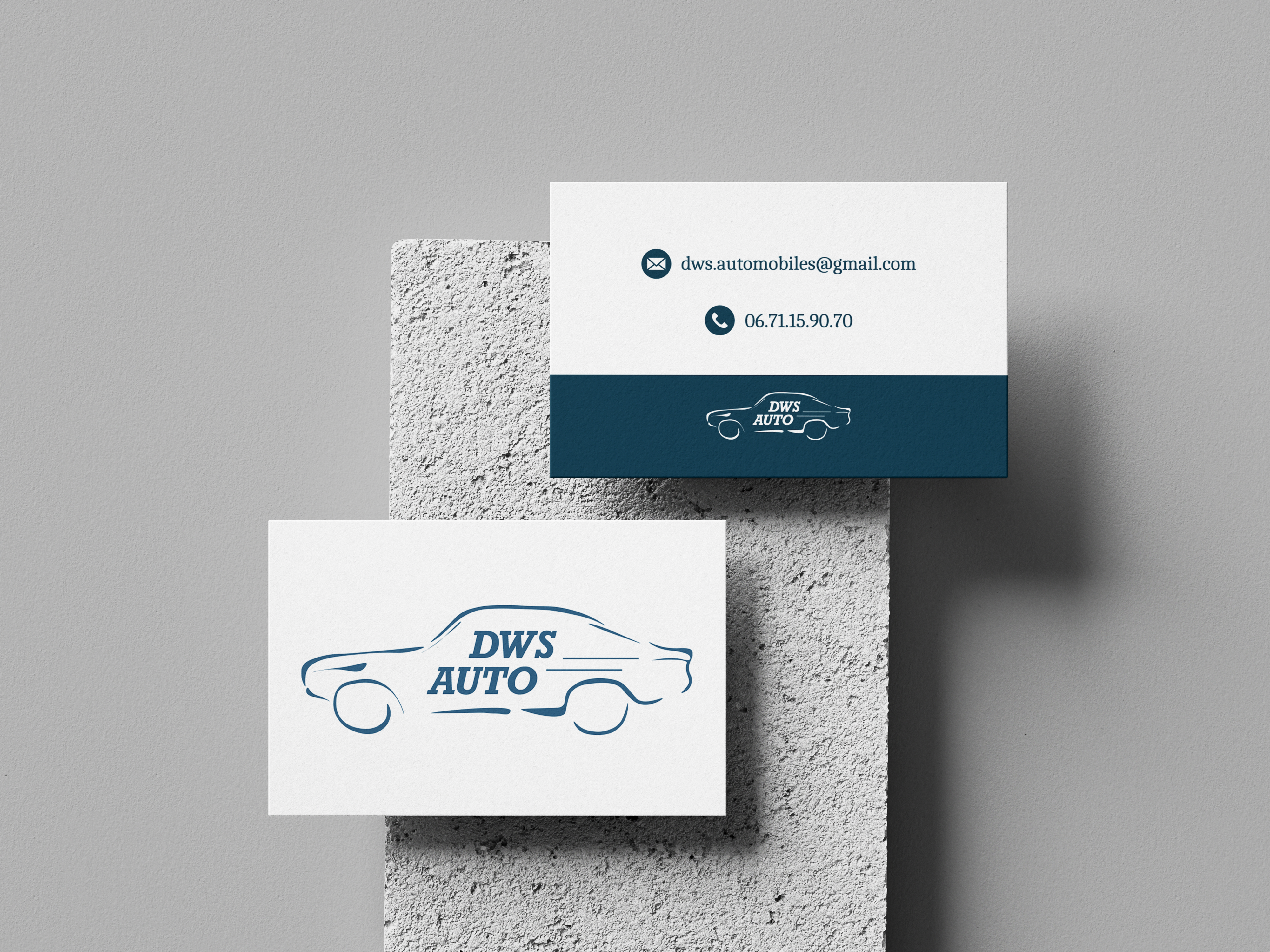 Mockup Carte de visite DWS